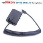 EP-5B DC Coupler EN-EL15 EN EL15 Fake Battery USB-C For Nikon 1V1 D7000 D7100 D7200 D500 D610 D750 D800 D800E D810A Z5 Z6 Z7 II