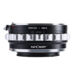 K&F Concept Nikon G/F/AI/AIS/D Lenses to Sony E Lens Mount Adapter for Sony NEX-3 NEX-5 NEX-5R NEX-5N NEX-7 a7R a9 Camera Body