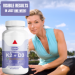 Vitamin K2 (MK7) with D3 5000 IU Supplement for Heart and Bone Health