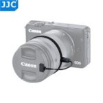 JJC DSLR/Mirrorless Camera Lens Cap Keeper Holder with 3M sticker for Canon Nikon Sony Olympus Fujifilm