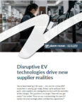 Disruptive EV technologies drive new supplier realities