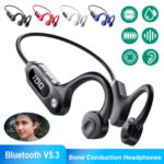 Bone Conduction Bluetooth 5.3 Headphones Wireless Earbuds Outdoor Sport Headset