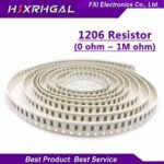 100Pcs 1206 SMD resistor 0R ~ 10M 1/2W 0 1 10 100 150 220 330 ohm 1K 2.2K 10K 100K 0R 1R 10R 100R 150R 220R 330R