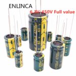 2-100pcs 10V 16V 25V 35V 50V 100V 400V 20% High Frequency Capacitor 100UF 220UF 330UF 470UF 680UF 1000UF 1500UF 2200UF 3300UF