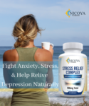 Natural Stress Relief, Calming & Anti-Anxiety Vitamin Supplement Capsules