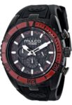 MULCO Mens MW5-1836-065 Titan Wave Analog Display Japanese Quartz Red Watch