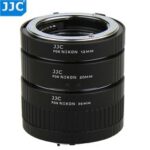 JJC Automatic Extension Lens Adapter 12mm/20mm/36mm Metal Auto Focus Lens Adapter Tube Macro Ring for Nikon F-mount Camera