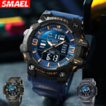 SMAEL Fashion Military Men’s Sport Digital Quartz Analog Waterproof Wrist Watch