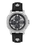 Versus Versace Mens 6e Arrondissement Crystal Stainless Steel 46mm Strap