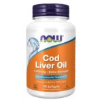 NOW FOODS Cod Liver Oil, Extra Strength 1,000 mg – 90 Softgels