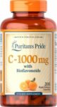 Puritan’s Pride Vitamin C-1000 mg with Bioflavonoids – 200 Capsules