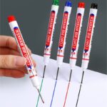 20MM Red/Black/Blue Ink Long Head Markers Bathroom Woodworking Decoration Multi-purpose Deep Hole Marker Pens