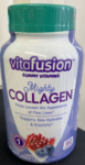 Vitafusion Collagen Gummy Vitamins, 60ct- Exp 6/2024 promegranante berry flavor