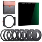 K&F Concept 100x100mm Square ND Filter Kit 28 Multi-Layer Coatings ND1000 Filter Holder Filters Ring for Canon Nikon Camera Lens