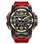 SMAEL Men Watch Military Sport DIgital Wristwatch Shockproof Quartz LED Watches