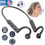 Bone Conduction Headphones Bluetooth 5.0 Wireless Earbuds Outdoor Sport Headset