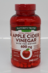 Organic Nature’s Truth Apple Cider Vinegar 60  mg Vegetarian 240 Capsule EX12/23