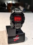 CASIO G-SHOCK GW-B5600AR-1 Adrenalin Red w/2 Aftermarket Bezel & Bracelet RARE