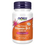 NOW FOODS Vitamin D-3 2000 IU – 240 Softgels