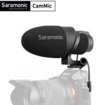 Saramonic CamMic Lightweight On-camera Shotgun Microphone with Integrated Shock Mount & Windscreen for DSLR Canon Nikon Cameras