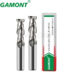 GAMONT Milling Cutter HRC55 Aluminum Tungsten Steel Tool 2 Blade Endmills Top Hardness Milling Machine Cutters For Metal