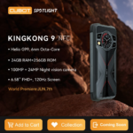 [World Premiere] Cubot KingKong 9 120Hz 6.58″ Waterproof Rugged Smartphone, 100MP, Add to Cart & Collection, Coming Soon on June