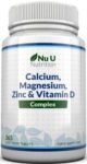 Zinc Calcium Magnesium & Vitamin D Complex Supplement 365 Vegetarian Tablets