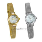 Women Ladies Girls Quartz Wrist Watches Small Dial Mesh Stainless Steel Bracelet