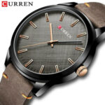 CURREN Men Watch Business Male Quartz Leather Wristwatch Fashion Simple Watches