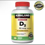 Kirkland Signature VITAMIN D3 Extra Strength 2000IU 50mcg 600 Softgels FREESHIP