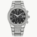 Citizen Eco-Drive Men’s Crystal Accent Chronograph 42mm Watch CA0750-53E