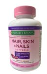 Nature’s Bounty HAIR SKIN and NAILS 250 Softgels Multivitamin 5000 mcg Biotin