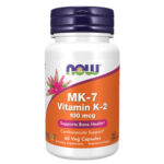 NOW FOODS MK-7 Vitamin K-2 100 mcg – 60 Veg Capsules