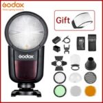 Godox V1 Flash V1S/V1N/V1C TTL Li-ion Round Head Camera Speedlight Studio Flash For Sony Nikon Canon Fujifilm Olympus Pentax