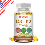 Vitamin K2 (MK7) with D3 10000 IU Supplement, BioPerine Capsules, Immune Health