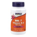 NOW FOODS MK-7 Vitamin K-2 100 mcg – 120 Veg Capsules