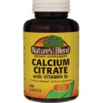 Nature’s Blend Calcium Citrate with Vitamin D3 100 Cplts