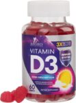 Vitamin D3 Gummy – Extra Strength 125mcg 5,000IU Supplement for Adults and Kids