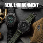 Military Watches for Men Waterproof Sports Tactical Mens Digital Wrist Watche EL