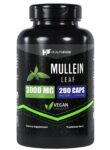 Healthfare Mullein Leaf Capsules | 3000mg | 200 Count | Support Lung Cleanse