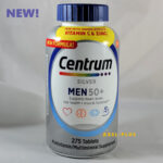 Centrum Silver MultiVitamin MultiMineral Complete Vitamin 275 Tabs Men Over 50+