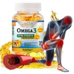 Omega 3 Fish Oil Capsules Triple Strength  EPA & DHA, Burp-Less 120 sofgels NEW