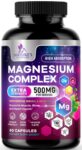 Magnesium Complex Supplement – Mag Glycinate, Citrate, Malate, Oxide, Aquamin