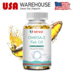 3x Strength 2500mg EPA & DHA, Highest Potency Omega 3 Fish Oil Capsules 120Caps