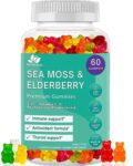 Sea Moss Gummies Elderberry BioVitalica – Vitamin C D + Zinc – Irish Seamoss