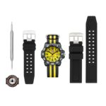 Luminox Men’s Watch Set Navy Seal 3950 Series Yellow and Black Strap 3955.SET