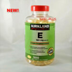 KIRKLAND SIGNATURE VITAMIN E 400 I.U. 500 SOFTGELS .