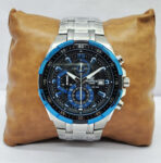 Casio Edifice Chronograph Black & Blue Dial Quartz Watch For Men – EFR-539D-1A2V