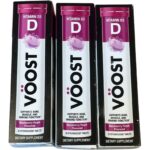 LOT OF 3 – VOOST Vitamin D3 For Bone Muscle & Immune BLACKBERRY PEACH 02/24 Exp