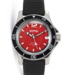 VOSTOK AMPHIBIA 13043A Russian Military Watch Automatic Red US SELLER